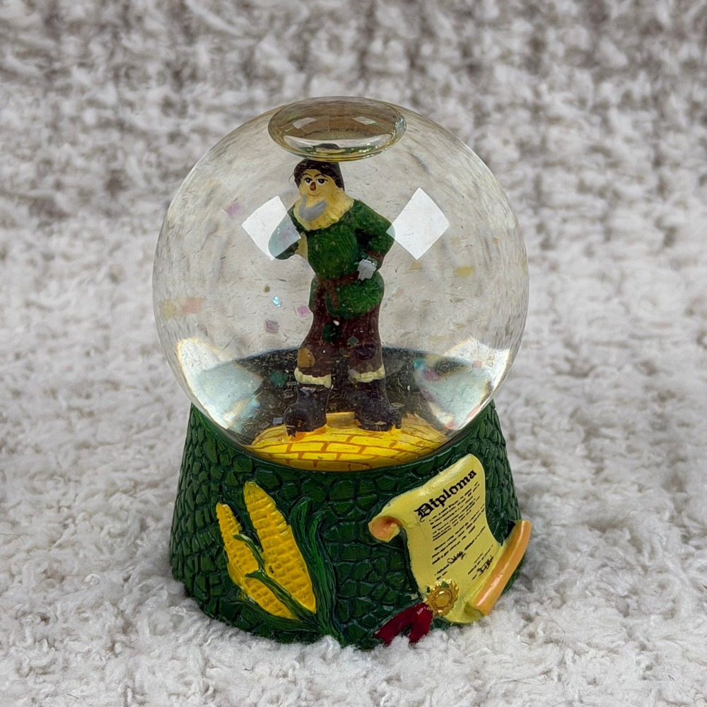Westland Giftware Wizard of Oz Scarecrow Mini Snow Globe 17223 Yellow Brick Road